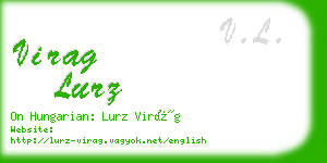 virag lurz business card
